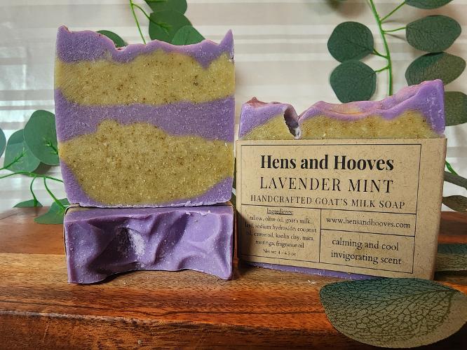 Lavender Mint Goat's Milk Soap